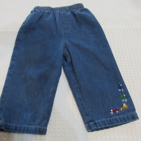 Vintage Baby Boys 12- 18 Months embrodered Trucks -Winkz - Picture 1 of 8
